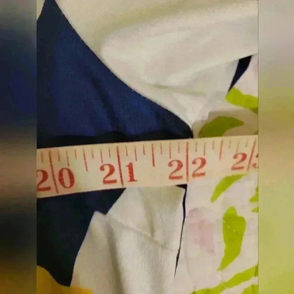 NWOT Sucrefas | Button Front Maxi Dress with Geomatric Print, Ptp 22'' - Picture 10 of 11